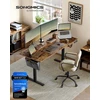 Songmics Reguliuojamo aukščio elektrinis stalas 60 x 160 x (72-120) cm