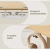 Songmics Reguliuojamo aukščio stalas 160 x 80 x 72-120cm
