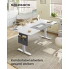 Songmics Reguliuojamo aukščio stalas 180 x 80 x 72-120cm