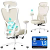 Songmics Ergonominė biuro kėdė su reguliuojama atrama