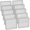 Songmics Gabionų krepšiai su 5 x 10 cm dydžio akutėmis akmenims, 10 vnt.