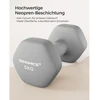Songmics 2 pilkos spalvos hantelių rinkinys