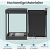Songmics Šiukšliadėžė 20 l juoda
