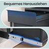Songmics Šiukšliadėžė 20 l juoda