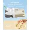 Lova SONGMICS pagalvė, ergonomiška pagalvė, kaklo pagalvė, reguliuojamo aukščio, miego pagalvė, „Memory Foam“ pagalvė, skirta miegantiems ant šono, nugaros ir pilvo, debesų balta-balandžio pilka