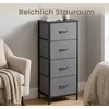 Songmics Komoda 30 x 39.6 x 95.2 cm 4 stalčiai
