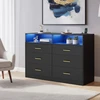 Songmics Komoda 40 x 119 x 81,1 cm 6 stalčiai