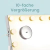 Songmics LED kosmetinis veidrodis su 15 lempučių ir 10 kartų padidinimu