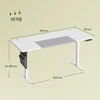 Songmics Reguliuojamo aukščio stalas 160 x 70 x 72-120cm