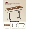 Songmics Reguliuojamo aukščio stalas 140 × 60 x 72-120cm