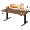 Songmics Reguliuojamo aukščio stalas 180 × 80 × 72–120 cm