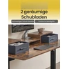Songmics Reguliuojamo aukščio stalas 120 x 60 x 72-120cm