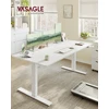 Songmics Reguliuojamo aukščio stalas 180 × 80 x 72-120cm