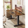 Songmics Reguliuojamo aukščio stalas 140 × 80 x 72-120cm