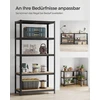 Songmics Sandėliavimo lentyna 200 x 100 x 50 cm juoda