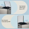 Songmics Šiukšlių dėžė 2 x 30 l