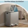 Songmics Šiukšlių dėžė 2 x 30 l