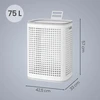 Songmics Skalbinių krepšys 75 l