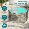 Songmics Smulkių gyvūnų aptvaras 175×175×80 cm 8 vnt.