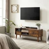 TV staliukas Songmics Vasagle 120 cm ilgio pramoninio dizaino TV spintelė