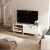 TV staliukas Songmics Televizoriaus staliukas su 2 durelėmis, 140 cm