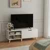 TV staliukas Songmics Televizoriaus staliukas su 2 durelėmis, 140 cm