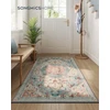 Songmics Kilimas 80x150 cm akvamarino spalvos