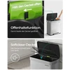Songmics Virtuvės šiukšlių dėžė su švelniai užsidarančiu dangčiu