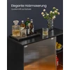 Songmics Vasagle Weinschrank mit Beleuchtung und geriffelter Glastür