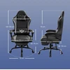Songmics Žaidimų kėdė 70 x 70 x 120–130 cm