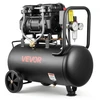 VEVOR 30 l oro kompresorius, 1,5 kW, be alyvos, 126 l/min, 8 bar, MZB-1500H-30