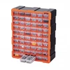 VEVOR Mažų detalių organizatorius MJ10505, 60 stalčių, PP plastikas, juoda / oranžinė, 39 x 16 x 50 cm
