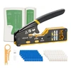 VEVOR RJ45/RJ11/RJ12 užspaudimo įrankis, rinkinys 4/6/8 kontaktų modulinėms jungtims, HT-6088
