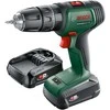Akumuliatorinis smūginis gręžtuvas Bosch UniversalImpact 18 V (2x 18 V)