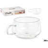 Puodeliai stikliniai 6 vnt su dvigubomis sienelėmis 280 ml Vivalto 85368