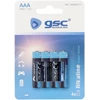 GSC evolution alkaline LR03 (AAA) šarminės baterijos, 4 vnt./lizdinėje pakuotėje, 009000171