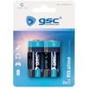 GSC evolution alkaline LR14 (C) šarminės baterijos, 2 vnt./lizdinėje pakuotėje, 009000173