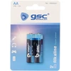 GSC evolution alkaline LR6 (AA) šarminės baterijos, 2 vnt./lizdinėje pakuotėje, 106000027