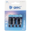 GSC evolution alkaline LR6 (AA) šarminės baterijos, 4 vnt./lizdinėje pakuotėje, 009000172
