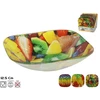 Kvadratinis stiklinis dubuo, 3 dizainai, 3 x 12,5 x 12,5 cm, KITCHEN&GO