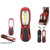LED žibintuvėlis su kabliuku ir magnetu Gerimport, 4,5 V, 6,5 × 3,5 × 20 cm, 3 × AAA