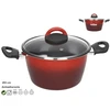 Puodas su dangčiu, 20 cm, ~3 l, Rosso, 28,00 x 20,00 x 19,00 cm, Magefesa