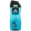Adidas Ice Dive Dušo želė 3-In-1 Dušo želė vyrams, 250 ml