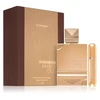„Al Haramain Amber Oud Gold Edition“ rinkinys (EDP 75 ml + EDP 30 ml + purškiklis 200 ml)