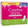 CAREFREE Cotton Feel Aloe Kelnaičių įklotai - normalūs, 1 pakuotė - 76 vnt.