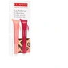 „Clarins Lip Perfector Duo“ rinkinys – 01 „Rose Shimmer“ 12 ml + 08 „Plum Shimmer“ 12 ml