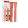 Rinkinys „Clarins Lip Perfector Duo“ – 05 „Candy Simmer“ 12 ml + 06 „Rosewood Simmer“ 12 ml