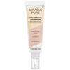 "Max Factor Miracle Pure" odą puoselėjantis makiažo pagrindas "24h Hydration Spf30 45-Warm Almond" 30ml