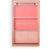 „Makeup Revolution Icon Blush Vegan Matte Blush“ šviesą atspindinti paletė „Authentic Peach“ 11,5 g