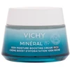 Vichy Mineral 89 100H Moisture Boosting Kreminis - Rich drėkinantis veido kremas sausai ir normaliai odai, 50 ml